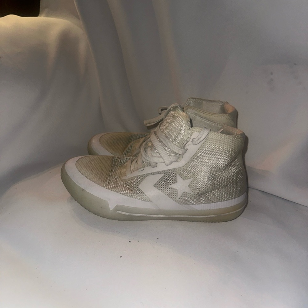 Converse Kids Cream High-Top Sneakers